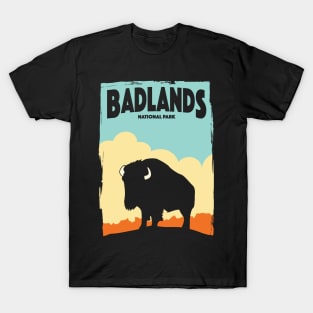 South Dakota Badlands Bison National Park T-Shirt